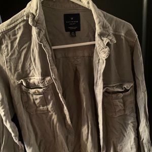 AE  boyfriend shirt/ cardigan shirt